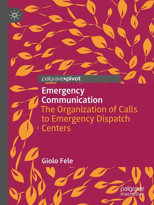 Title details for Emergency Communication by Giolo Fele - Available